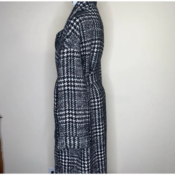 Zara Oversized Houndstooth Coat - Picture 6 of 16